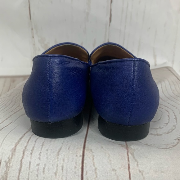 Steve Madden Galia blue leather studded loafers flats 6.5 - Picture 3 of 9